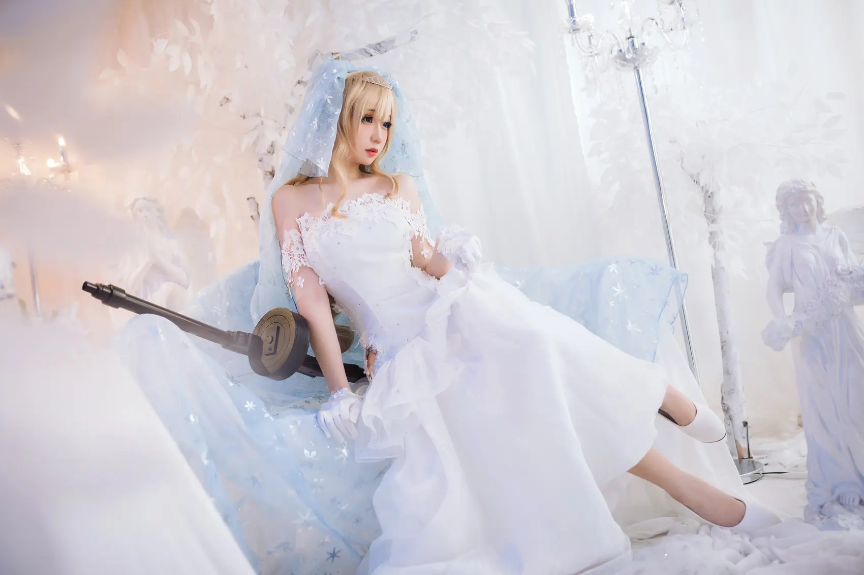 NO.036 少女前线 索米 婚纱[42P148.8M] – [焖焖碳]-雪魅图